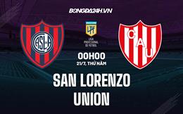 Nhận định San Lorenzo vs Union 0h00 ngày 21/7 (VĐQG Argentina 2022)