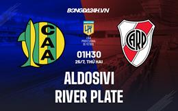 Nhận định,  Aldosivi vs River Plate 1h30 ngày 25/7 (VĐQG Argentina 2022)