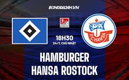 Nhận định Hamburger vs Hansa Rostock 18h30 ngày 24/7 (Hạng 2 Đức 2022/23)