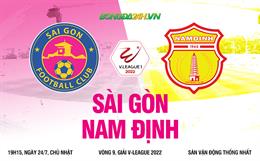 Nhận định bóng đá Sài Gòn vs Nam Định 19h15 ngày 24/7 (V-League 2022)