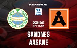 Nhận định, dự đoán Sandnes vs Aasane 23h00 ngày 25/7 (Hạng 2 Na Uy 2022)
