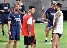 VIDEO: Bị chặt chém, Lionel Messi nổi nóng với Sergio Ramos