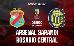 Nhận định Arsenal Sarandi vs Rosario Central 6h00 ngày 27/7 (VĐQG Argentina 2022)