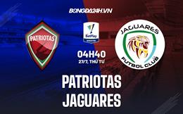 Nhận định, dự đoán Patriotas vs Jaguares 4h40 ngày 27/7 (VĐQG Colombia 2022)