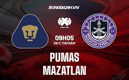 Nhận định bóng đá Pumas vs Mazatlan 9h05 ngày 28/7 (VĐQG Mexico 2022/23)