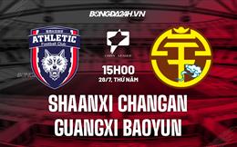 Nhận định Shaanxi Changan vs Guangxi Baoyun 15h00 ngày 28/7 (Hạng 2 Trung Quốc 2022)