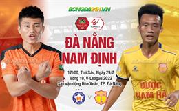 Nhận định SHB Đà Nẵng vs Nam Định (17h00 ngày 29/7): Khó cho đội khách 