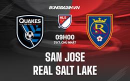 Nhận định San Jose vs Real Salt Lake 9h00 ngày 31/7 (Nhà nghề Mỹ 2022)