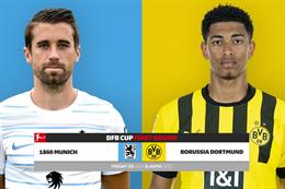 Nhận định bóng đá 1860 Munich vs Dortmund 1h45 ngày 30/7 (Cúp QG Đức 2022/23)