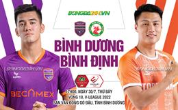 Nhận định bóng đá Bình Dương vs Bình Định 17h00 ngày 30/7 (V-League 2022)