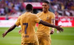 VIDEO: Pha phối hợp đỉnh cao giữa Raphinha và Dembele