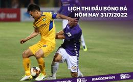 Lịch thi đấu bóng đá hôm nay 31/7: Hà Nội vs SLNA; MU vs Vallecano