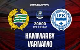 Nhận định bóng đá Hammarby vs Varnamo 20h00 ngày 31/7 (VĐQG Thụy Điển 2022)