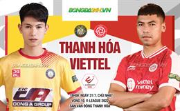 Nhận định Thanh Hoá vs Viettel (18h00 ngày 31/7): Khó cho chủ nhà