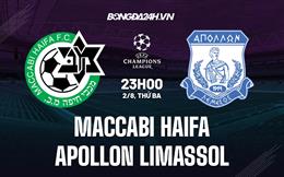 Nhận định Maccabi Haifa vs Apollon Limassol 0h00 ngày 4/8 (Cúp C1 Châu Âu 2022/23)