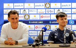 HLV Tholot nói gì về cơ hội của Quang Hải ở Pau FC?