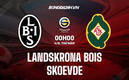 Nhận định Landskrona BoIS vs Skoevde 0h00 ngày 4/8 (Hạng 2 Thụy Điển 2022)