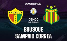 Nhận định Brusque vs Sampaio Correa 5h00 ngày 5/8 (Hạng 2 Brazil 2022)