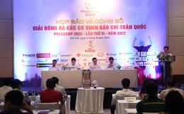 Khởi tranh giải bóng đá các cơ quan báo chí toàn quốc Press Cup 2022