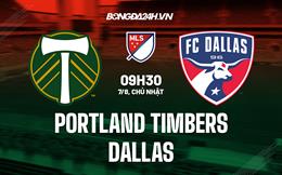 Nhận định bóng đá Portland Timbers vs Dallas 9h30 ngày 7/8 (Nhà nghề Mỹ 2022)