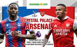 Nhận định Crystal Palace vs Arsenal (02h00 ngày 6/8): Thách thức lớn chờ “Pháo thủ”