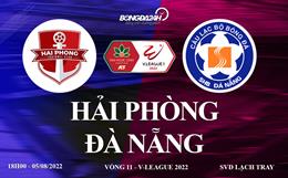 Link xem trực tiếp Hải Phòng vs Đà Nẵng 18h00 hôm nay 5/8/2022