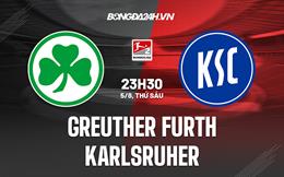 Nhận định, dự đoán Greuther Furth vs Karlsruher 23h30 ngày 5/8 (Hạng 2 Đức 2022/23)