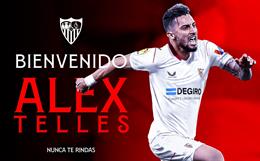 Alex Telles chia tay MU