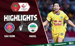 Video tổng hợp: Sài Gòn 0-1 HAGL (Vòng 11 V.League 2022)