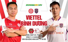 Nhận định Viettel vs Bình Dương (19h15 ngày 5/8): Khách khó có điểm?