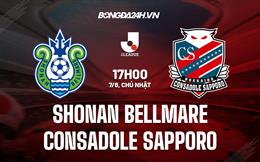 Nhận định Shonan Bellmare vs Consadole Sapporo 17h00 ngày 7/8 (VĐQG Nhật Bản 2022)