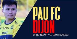 Quang Hải đá chính, Pau FC có điểm số đầu tiên tại Ligue 2 2022/23