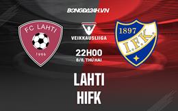Nhận định, dự đoán Lahti vs HIFK 22h00 ngày 8/8 (VĐQG Phần Lan 2022)