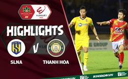Video tổng hợp: SLNA 0-0 Thanh Hóa (Vòng 11 V.League 2022)