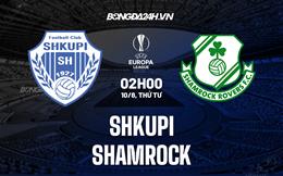 Nhận định, dự đoán Shkupi vs Shamrock 2h00 ngày 10/8 (Europa League 2022/23)