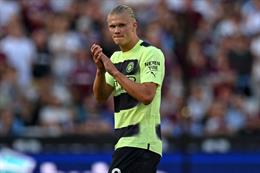 Pep Guardiola "hả hê" khi chứng kiến Haaland ghi bàn