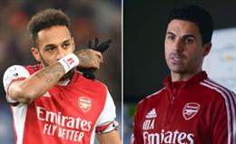 Mikel Arteta giải thích lý do tước băng đội trưởng của Aubameyang