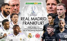 Nhận định Real Madrid vs Frankfurt (02h00 ngày 11/8): Đẳng cấp chênh lệch