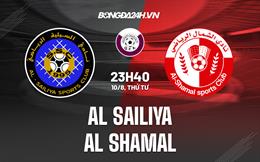 Nhận định,  Al Sailiya vs Al Shamal 23h40 ngày 10/8 (VĐQG Qatar 2022/23)