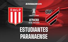 Nhận định Estudiantes vs Paranaense 7h30 ngày 12/8 (Copa Libertadores 2022)
