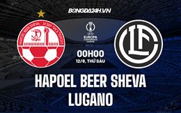 Nhận định Hapoel Beer Sheva vs Lugano 00h00 ngày 12/8 (Europa Conference League 2022/23)