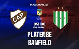 Nhận định,  Platense vs Banfield 5h00 ngày 13/8 (VĐQG Argentina 2022)