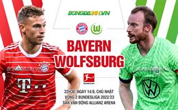 "Hùm xám" Bayern Munich nhẹ nhàng "xơi tái" bầy sói Wolfsburg