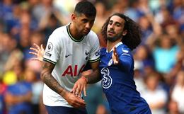 Romero giật tóc Cucurella ngay trước khi Kane gỡ hòa cho Spurs