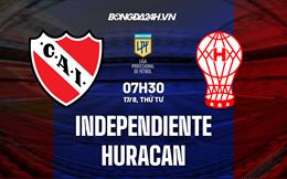 Nhận định Independiente vs Huracan 7h30 ngày 17/8 (VĐQG Argentina 2022)