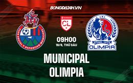 Nhận định bóng đá Municipal vs Olimpia 9h00 ngày 19/8 (CONCACAF League 2022)