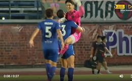 Thủ môn Thái Lan tạo siêu phẩm "không thể tin nổi" từ cự li 70m