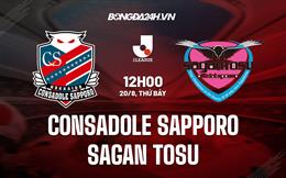 Nhận định Consadole Sapporo vs Sagan Tosu 12h00 ngày 20/8 (VĐQG Nhật 2022)