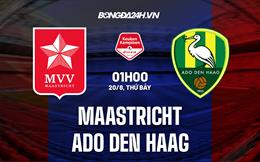 Nhận định Maastricht vs ADO Den Haag 1h00 ngày 20/8 (Hạng 2 Hà Lan 2022/23)