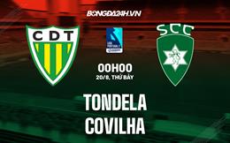 Nhận định, dự đoán Tondela vs Covilha 0h00 ngày 20/8 (Hạng 2 Bồ Đào Nha 2022/23)